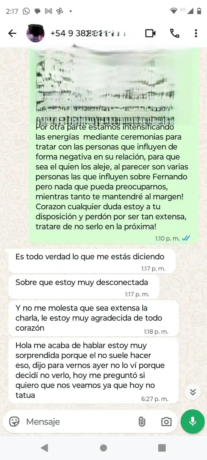 Testimonio real de cliente acompañado en el proceso